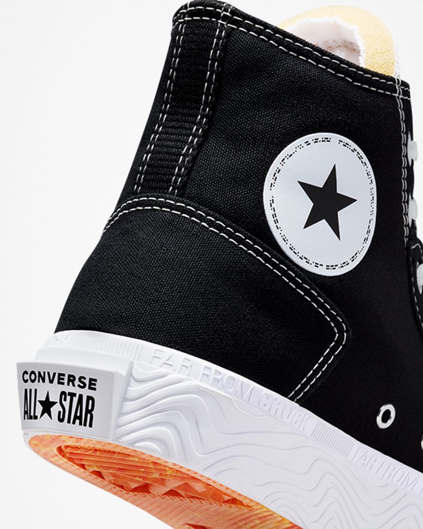 Women's Converse Chuck Taylor Alt Star Canvas High Top Shoes Black / White | AU 109C6K